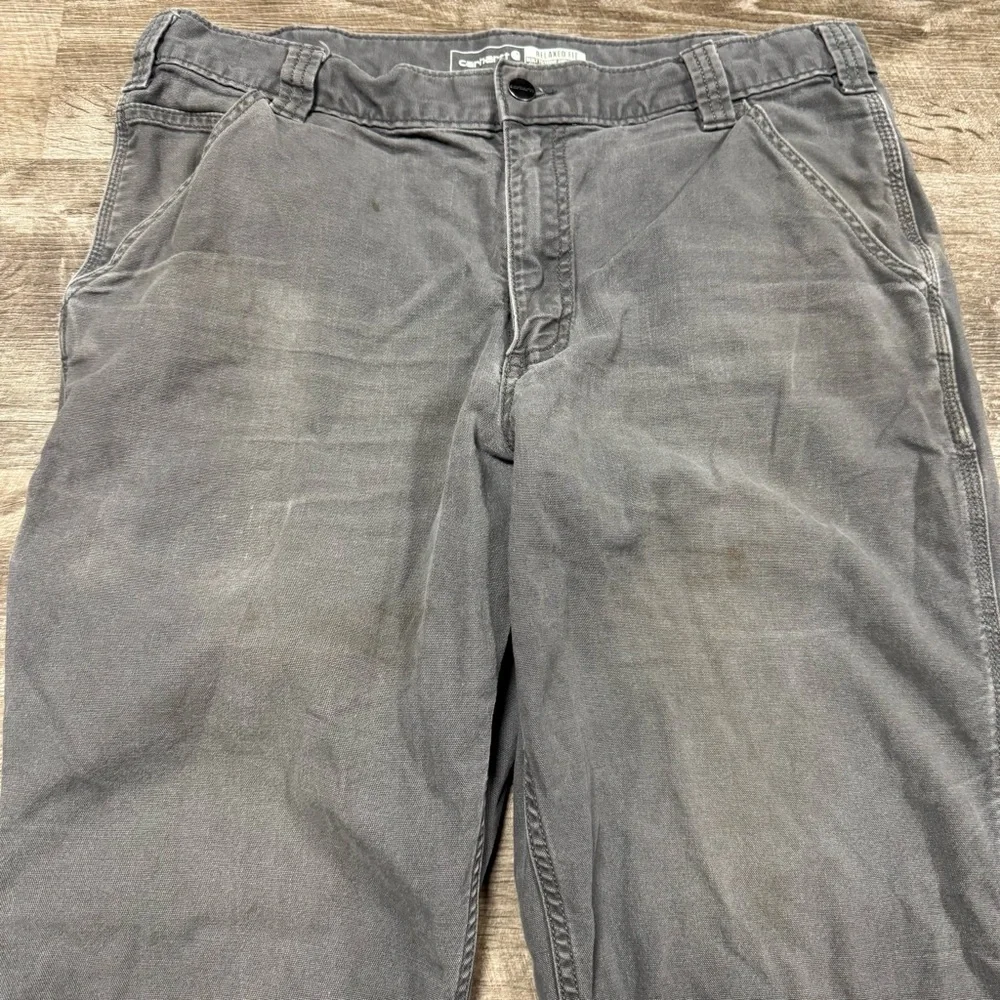 Carhartt Rugged Flex Relaxed Fit Canvas Work Pants Size 36x32
